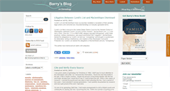 Desktop Screenshot of barrysblog.mygenshare.com